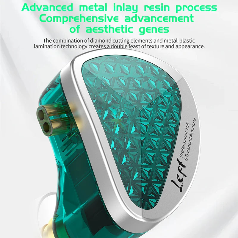 KZ AS16 Pro 16BA IEM | HiFi Bass, Noise-Cancelling Earbuds