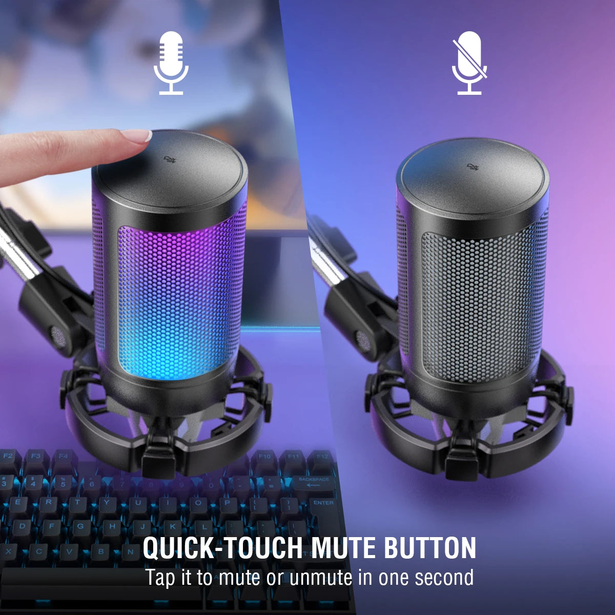 FIFINE USB Gaming Microphone Kit