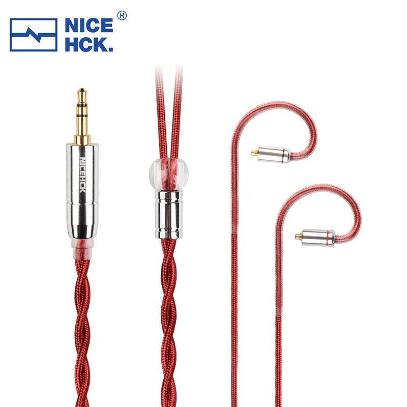 NICEHCK RedAg 4N Pure Silver HiFi Earphone