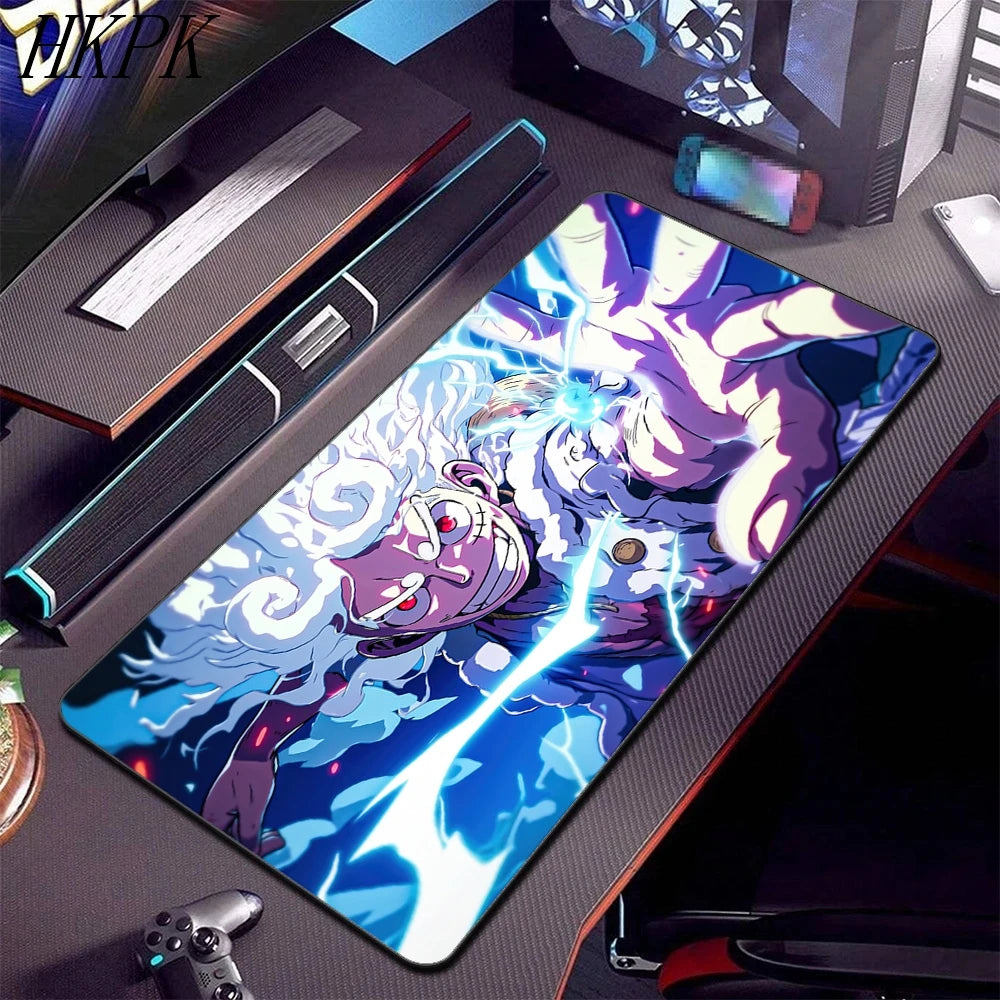 **Luffy Gear 5 Large Anime Desk Mat Mouse Pad**