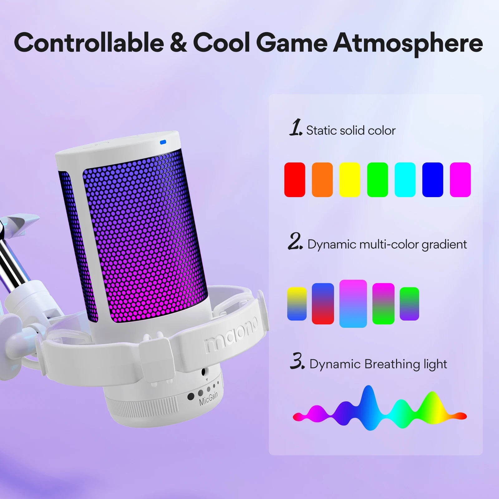 Maono Gamerwave DGM20S USB Gaming Microphone