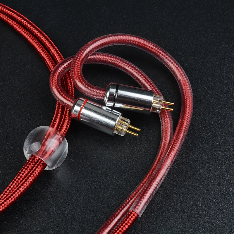 NICEHCK RedAg 4N Pure Silver HiFi Earphone