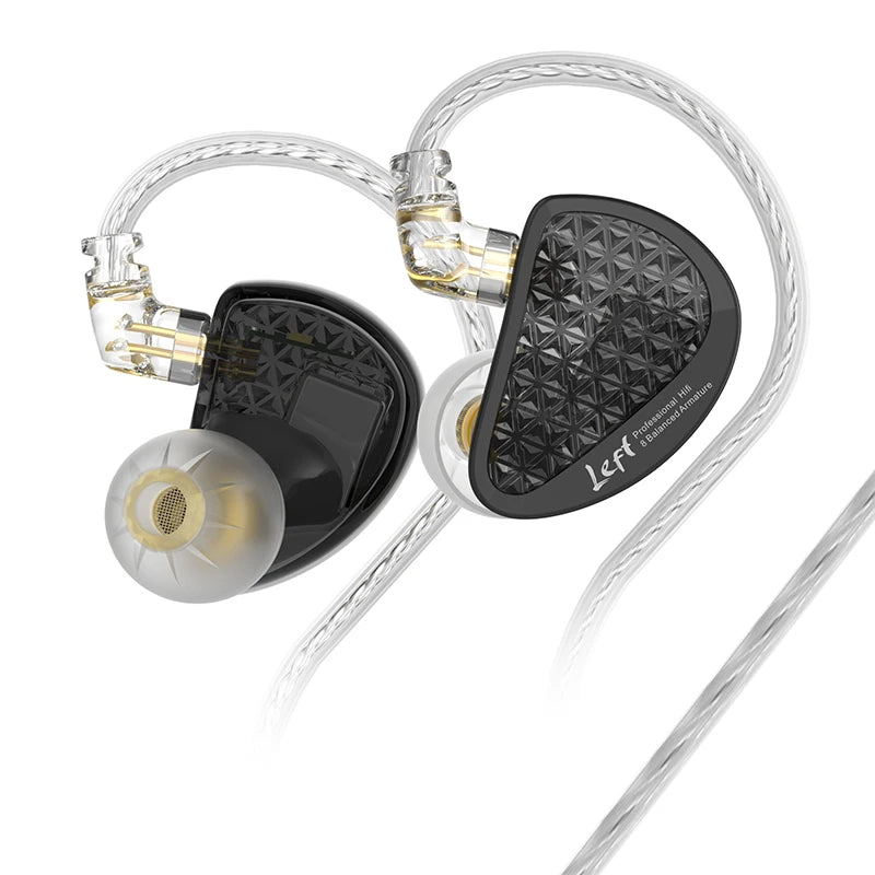 KZ AS16 Pro 16BA IEM | HiFi Bass, Noise-Cancelling Earbuds