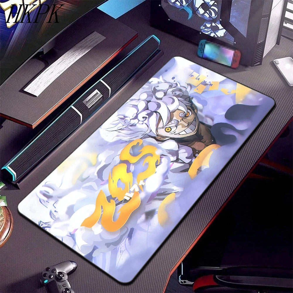 **Luffy Gear 5 Large Anime Desk Mat Mouse Pad**