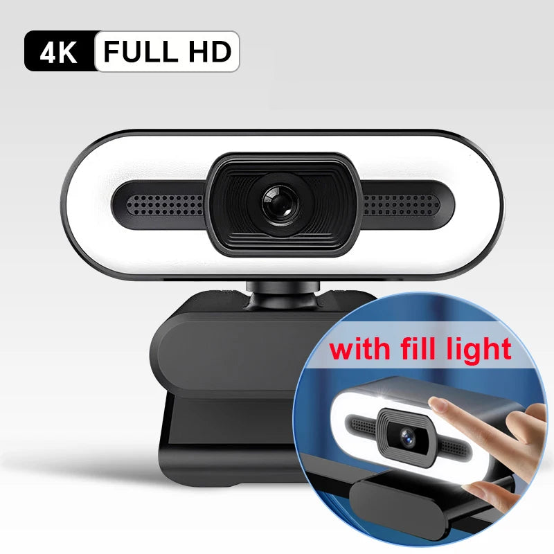 4K Webcam with Microphone