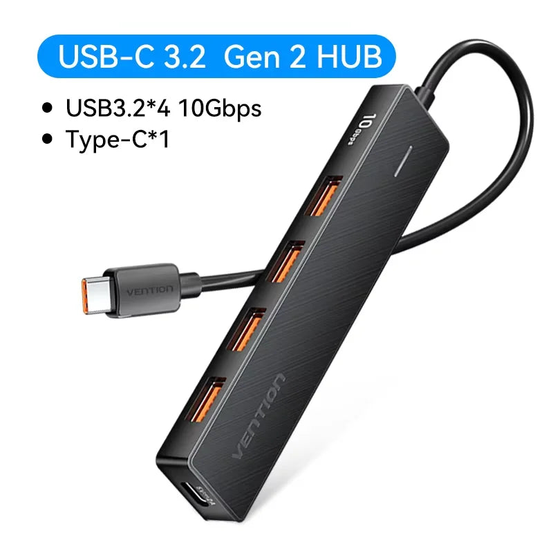 Vention USB 3.2 Gen 2 Hub 5-Port 10Gbps