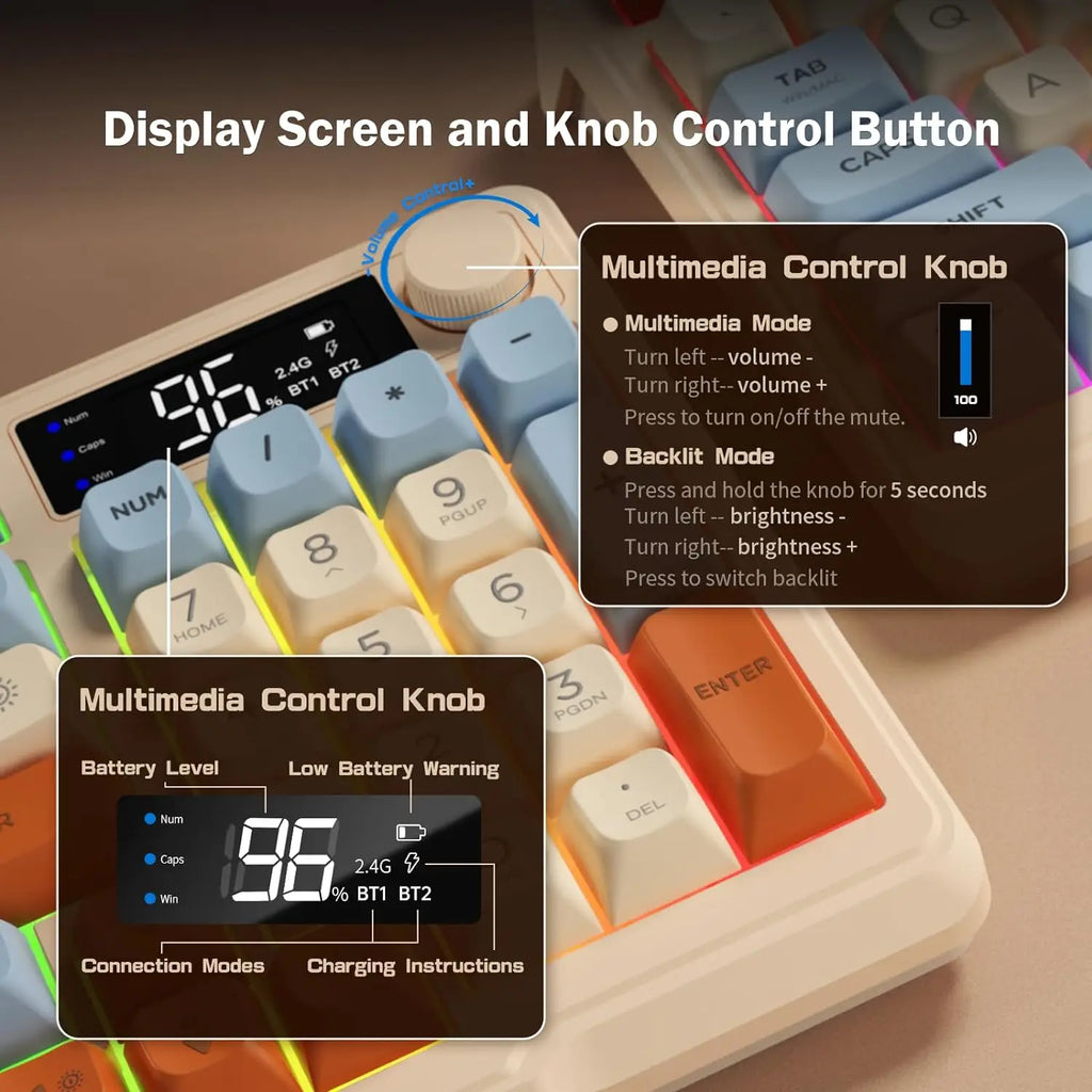 ZIYOU LANG Wireless Gaming Keyboard