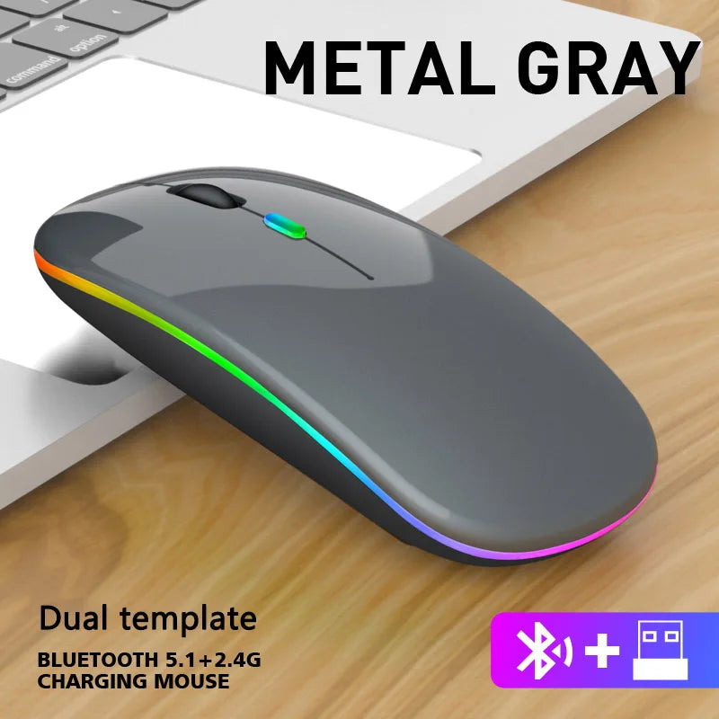 Wireless Mouse – Bluetooth & 2.4GHz Dual Mode