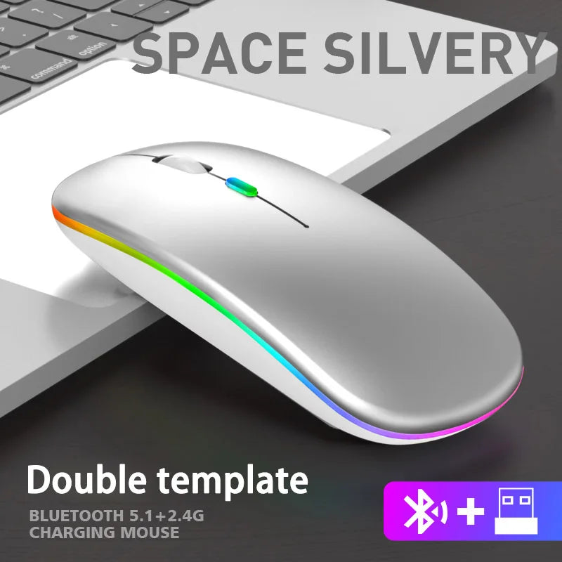 Wireless Mouse – Bluetooth & 2.4GHz Dual Mode