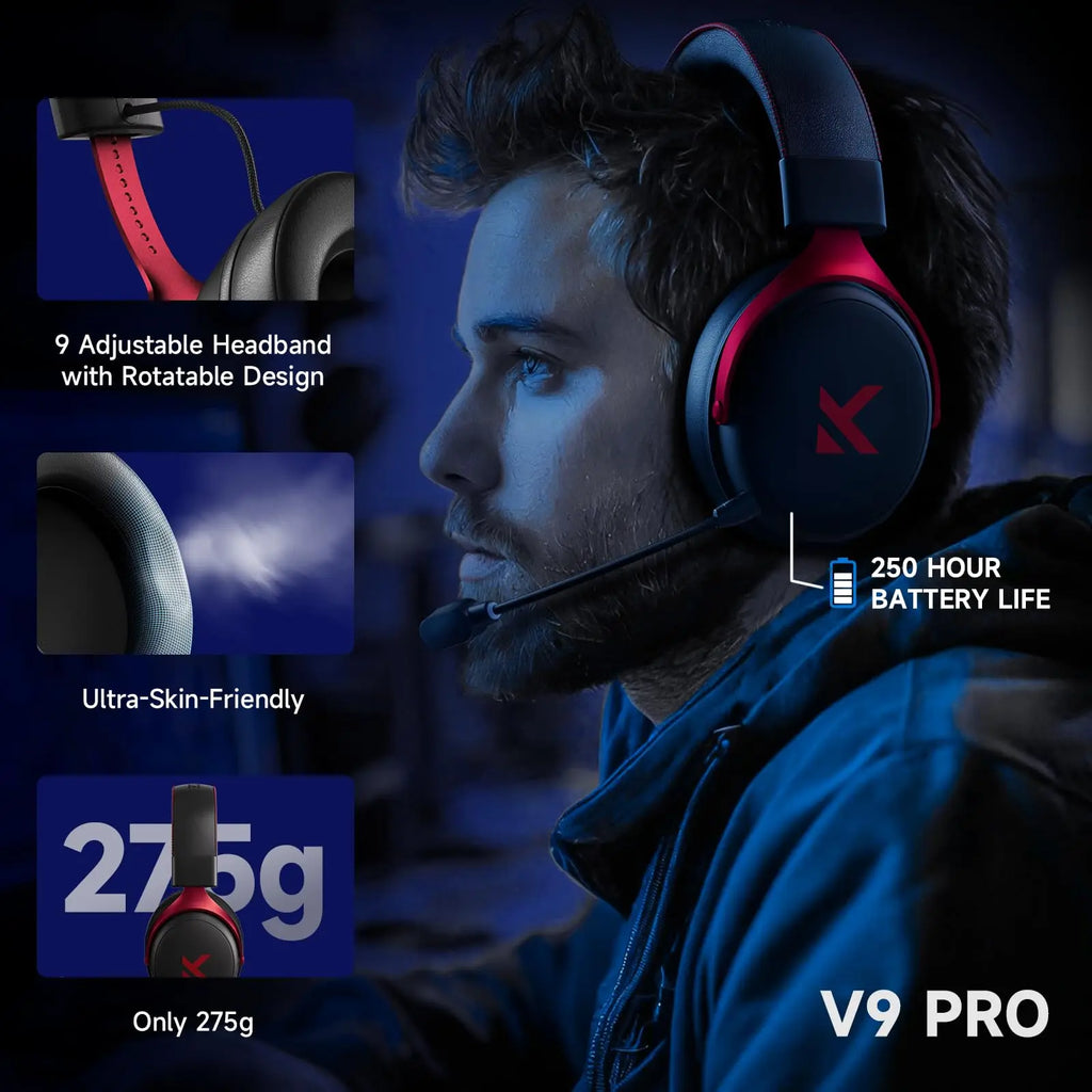 MCHOSE V9 Pro Wireless Gaming Headset
