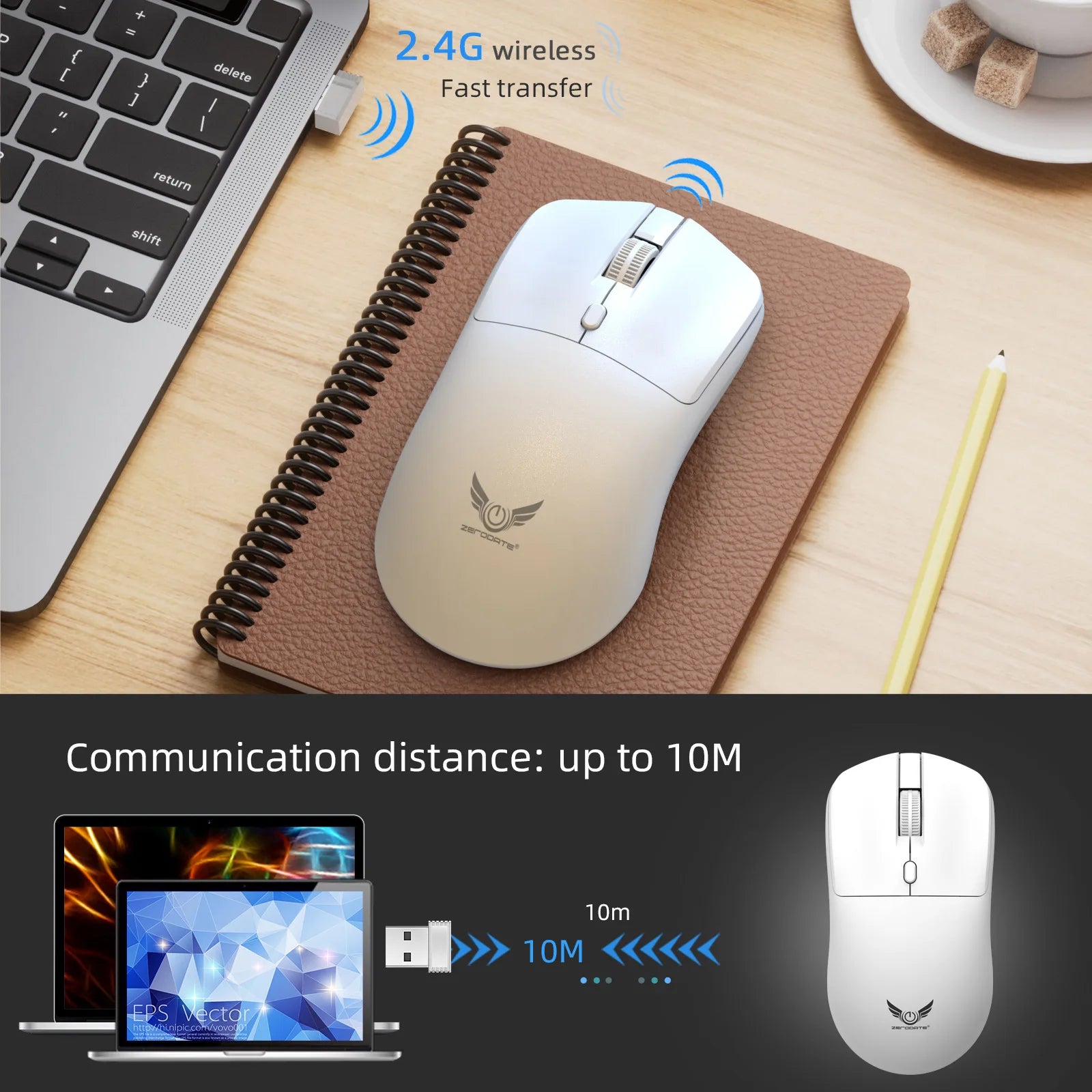 2.4G Wireless Ergonomic Mouse
