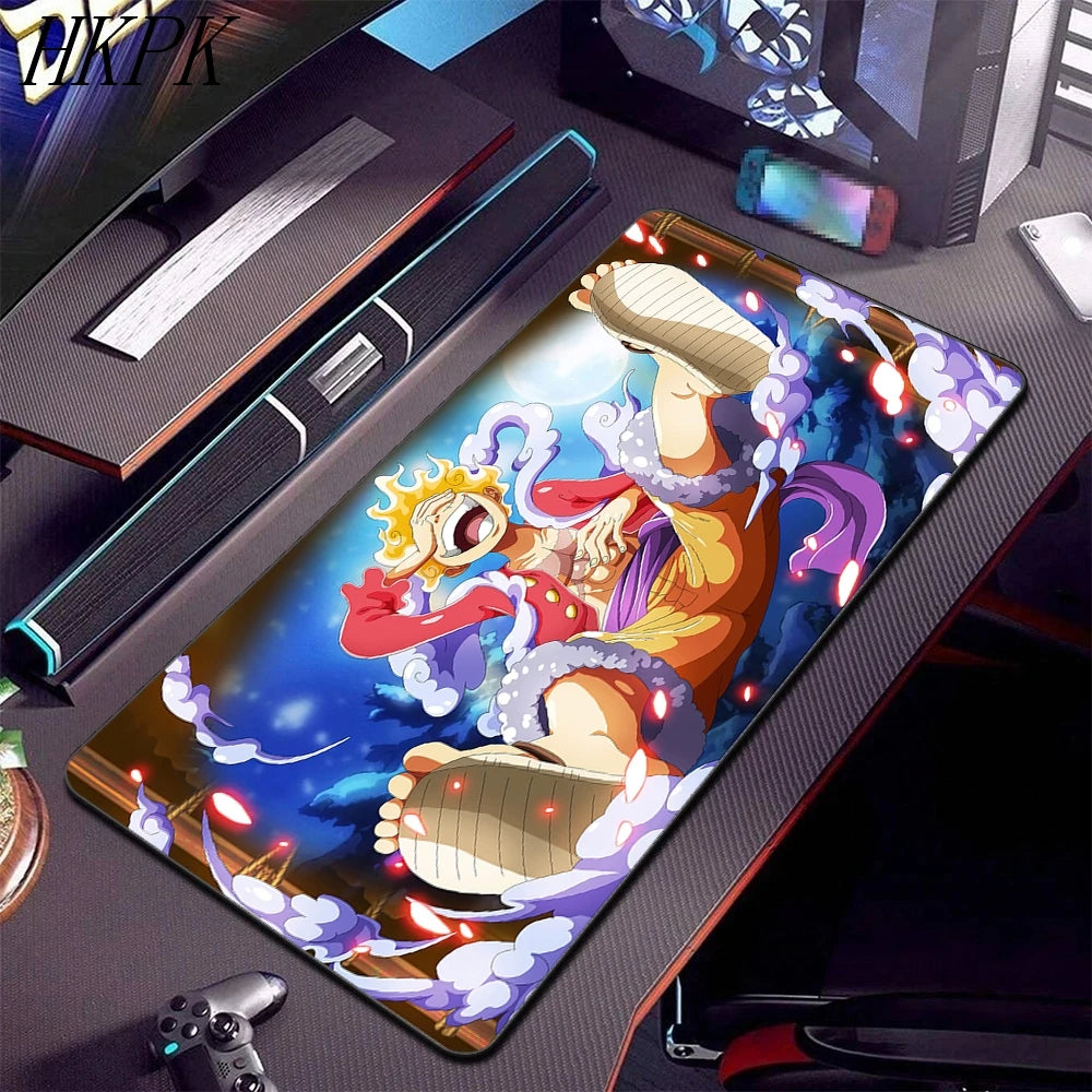 **Luffy Gear 5 Large Anime Desk Mat Mouse Pad**