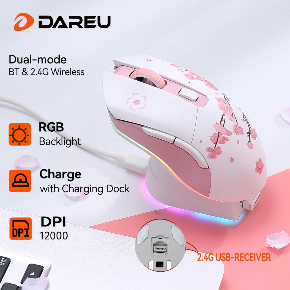 DAREU Dual-Mode Gaming Mouse