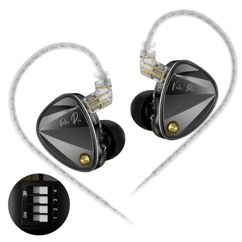 KZ Vader PRO Hifi Bass in Ear Earphones 6-Driver Dynamic IEM