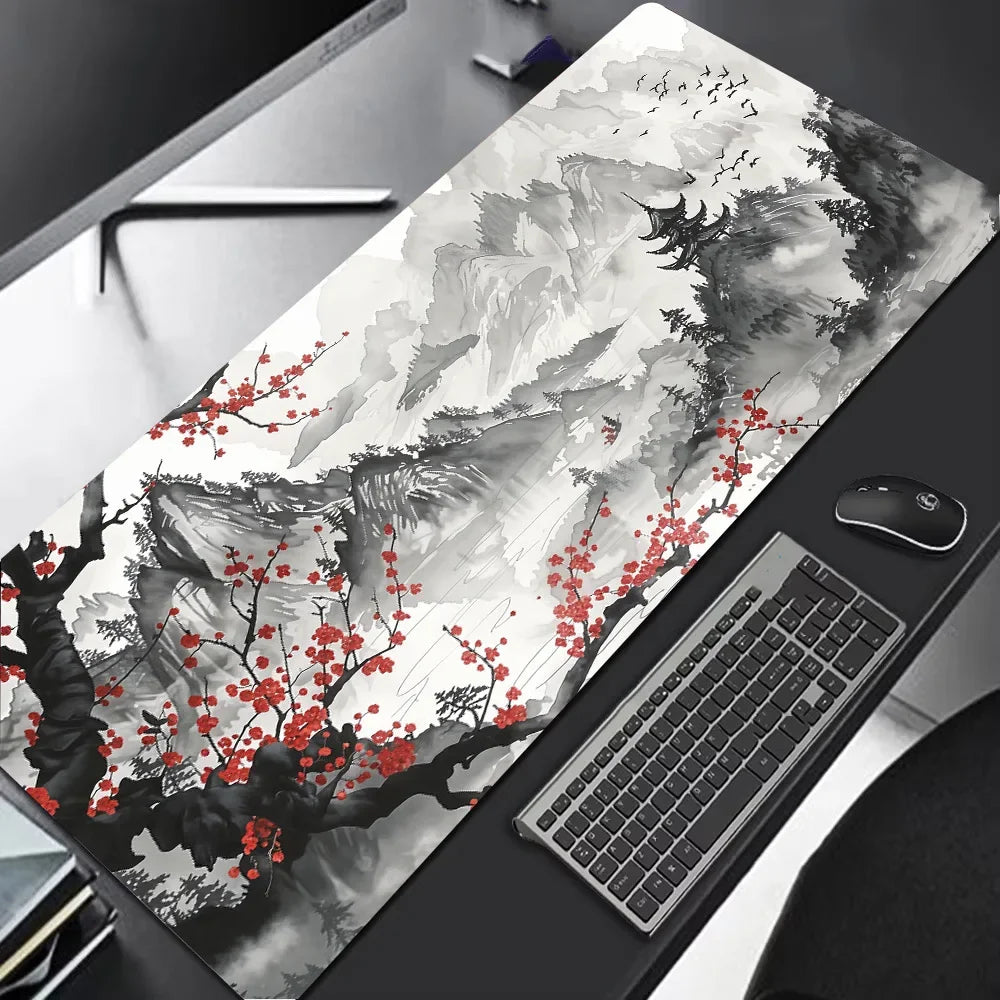 Sakura Scenery Large Gaming Mouse Pad