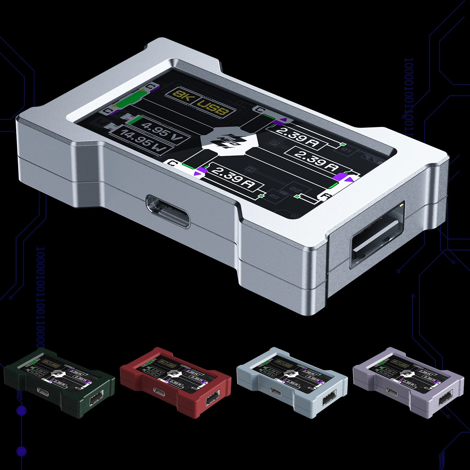 HMLAB ZNEO Gaming USB Hub – 2-to-3 Port USB Hub, 8K Hz