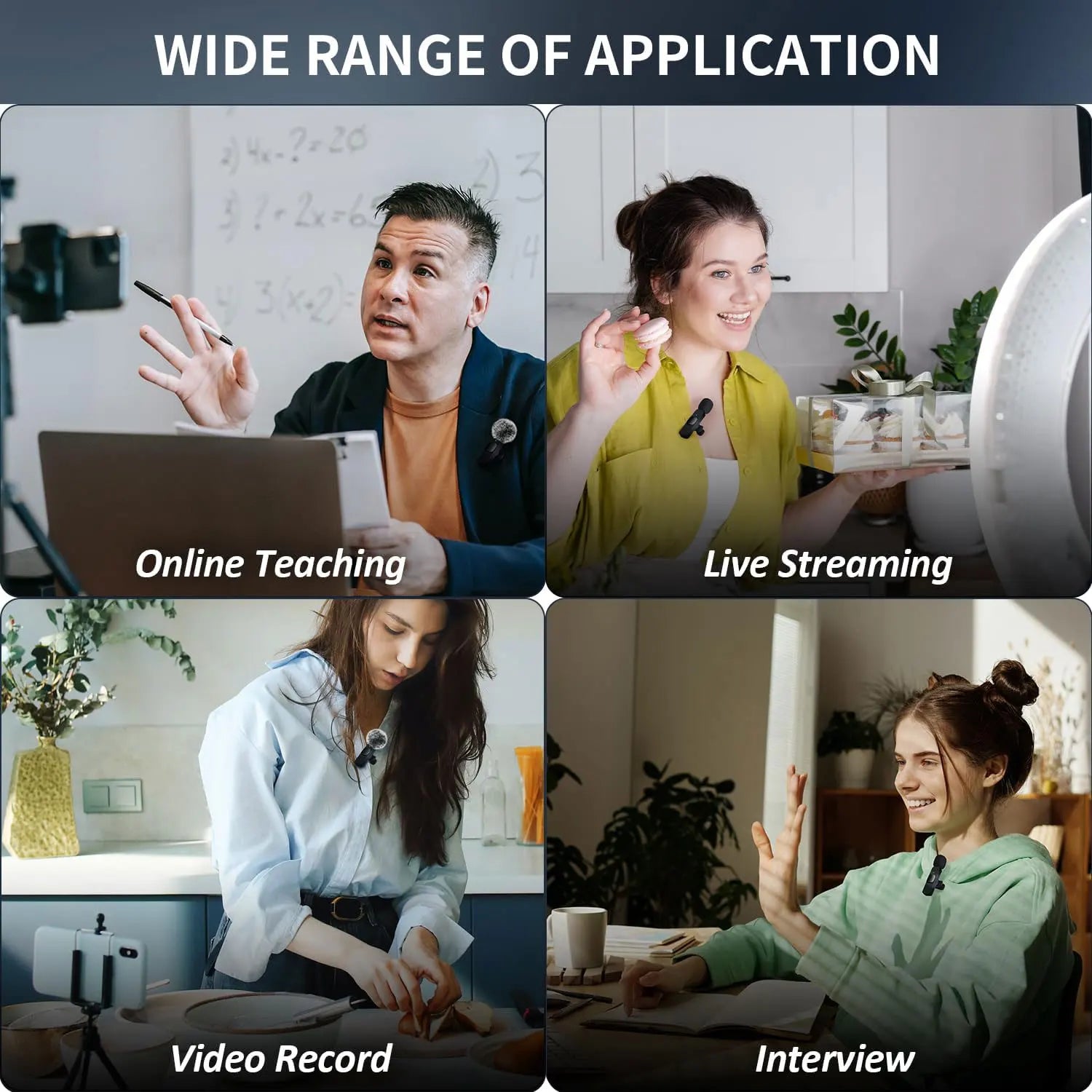 K60 Wireless Lavalier Microphone