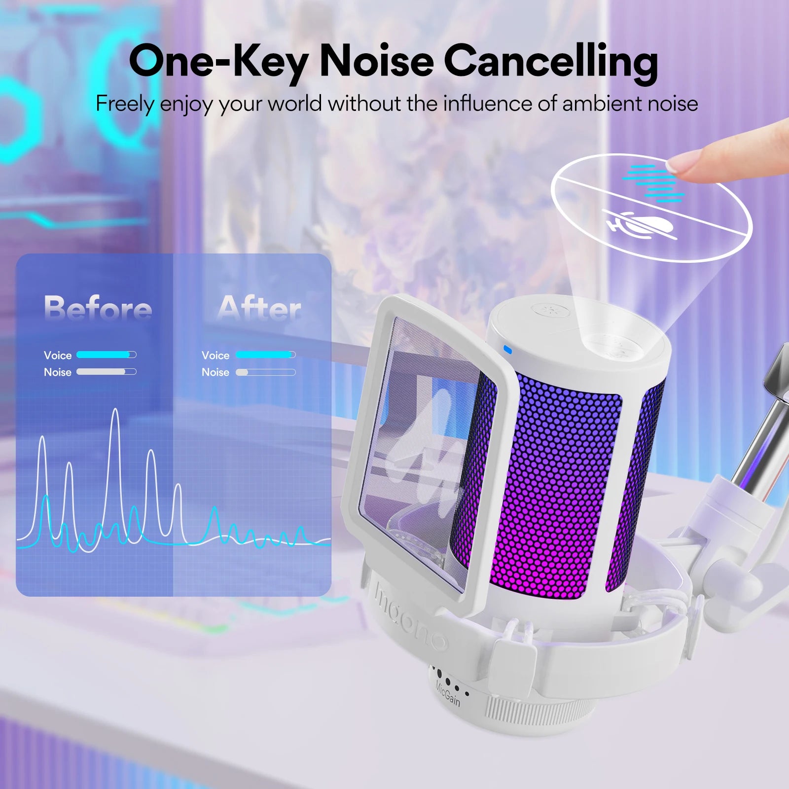 Maono Gamerwave DGM20S USB Gaming Microphone