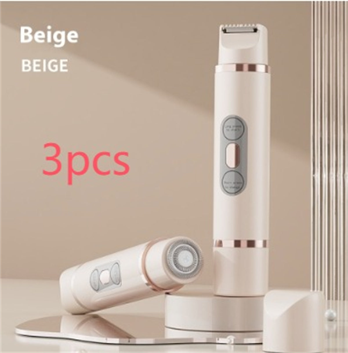 Dual-Head Electric Shaver & Epilator – Painless Hair Removal for Women