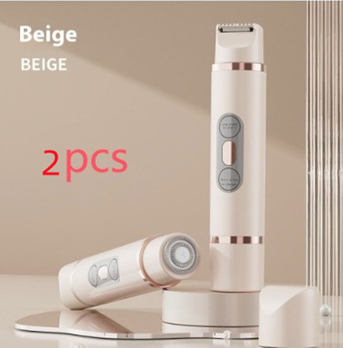 Dual-Head Electric Shaver & Epilator – Painless Hair Removal for Women