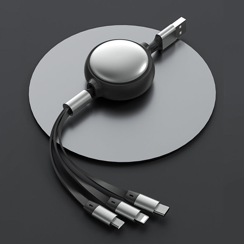 3-in-1 Retractable USB Cable – Micro USB